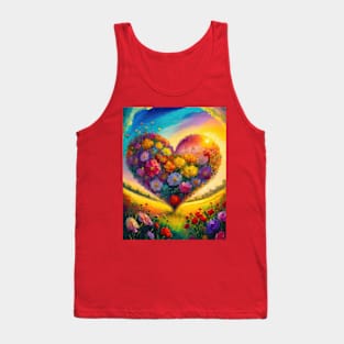 the heart of the summer meadow Tank Top